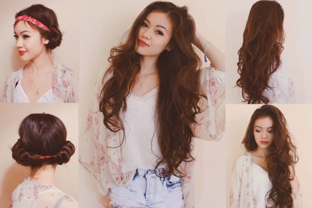 Comment enrouler vos cheveux sur un fer à repasser: 4 super styling!
