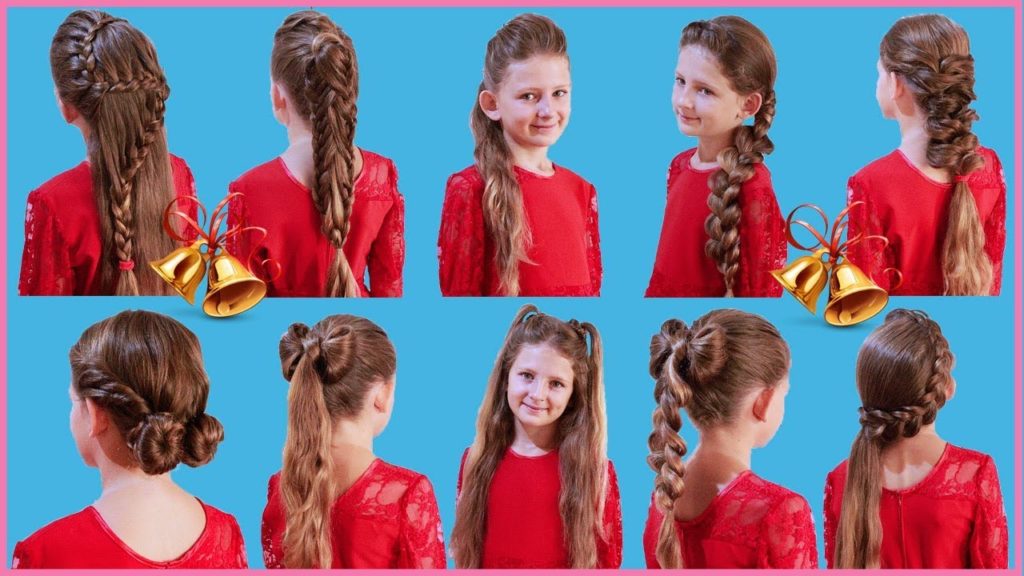Coiffures pour l'école: pour tous les jours, belle, légère et autres options intéressantes (22 idées)
