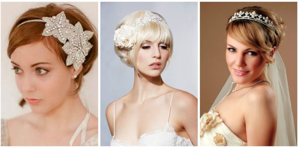 Coiffures de mariage pour cheveux courts (55 photos)