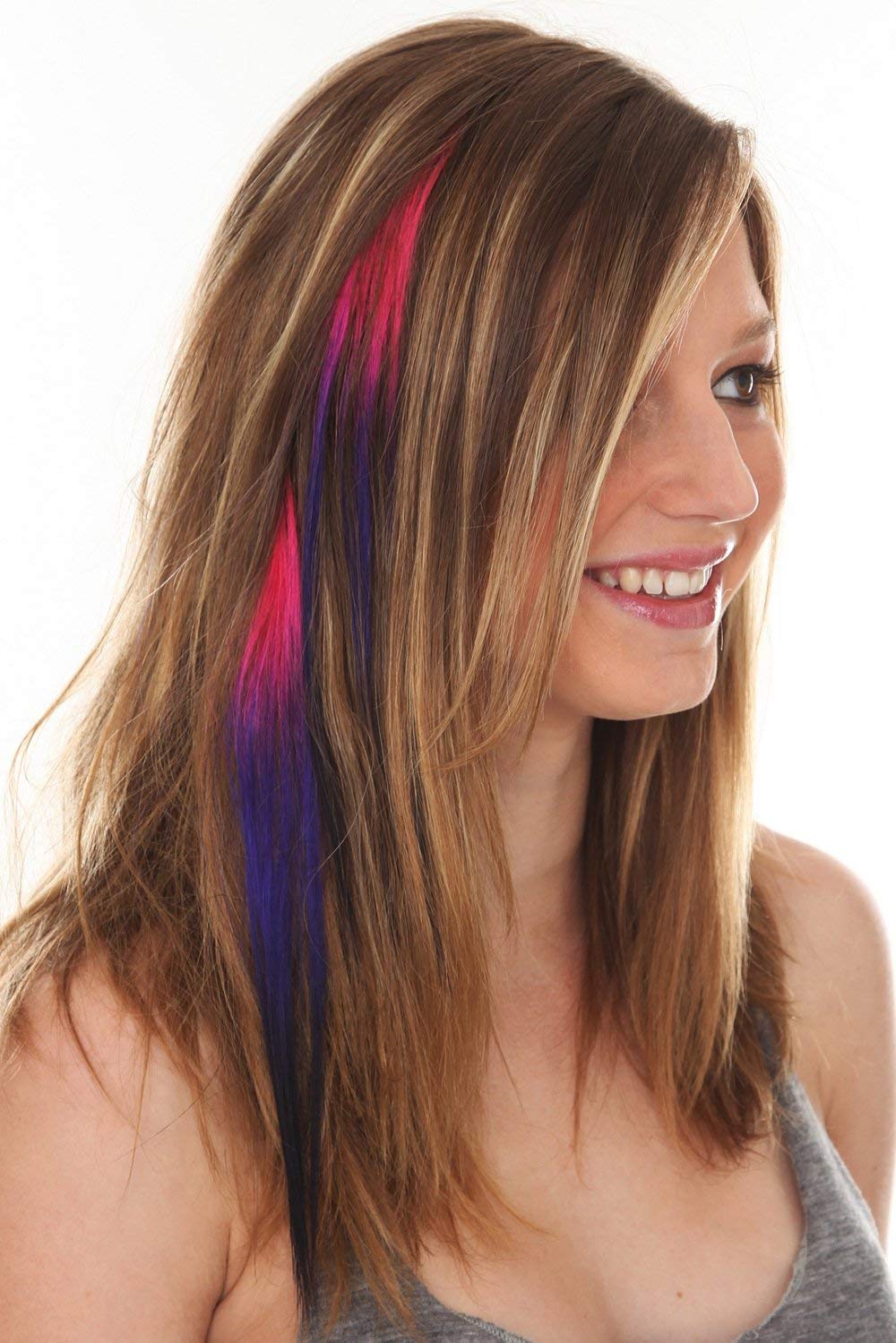 Teinture à la mode sur cheveux mi-longs 2024 (51 photos)
