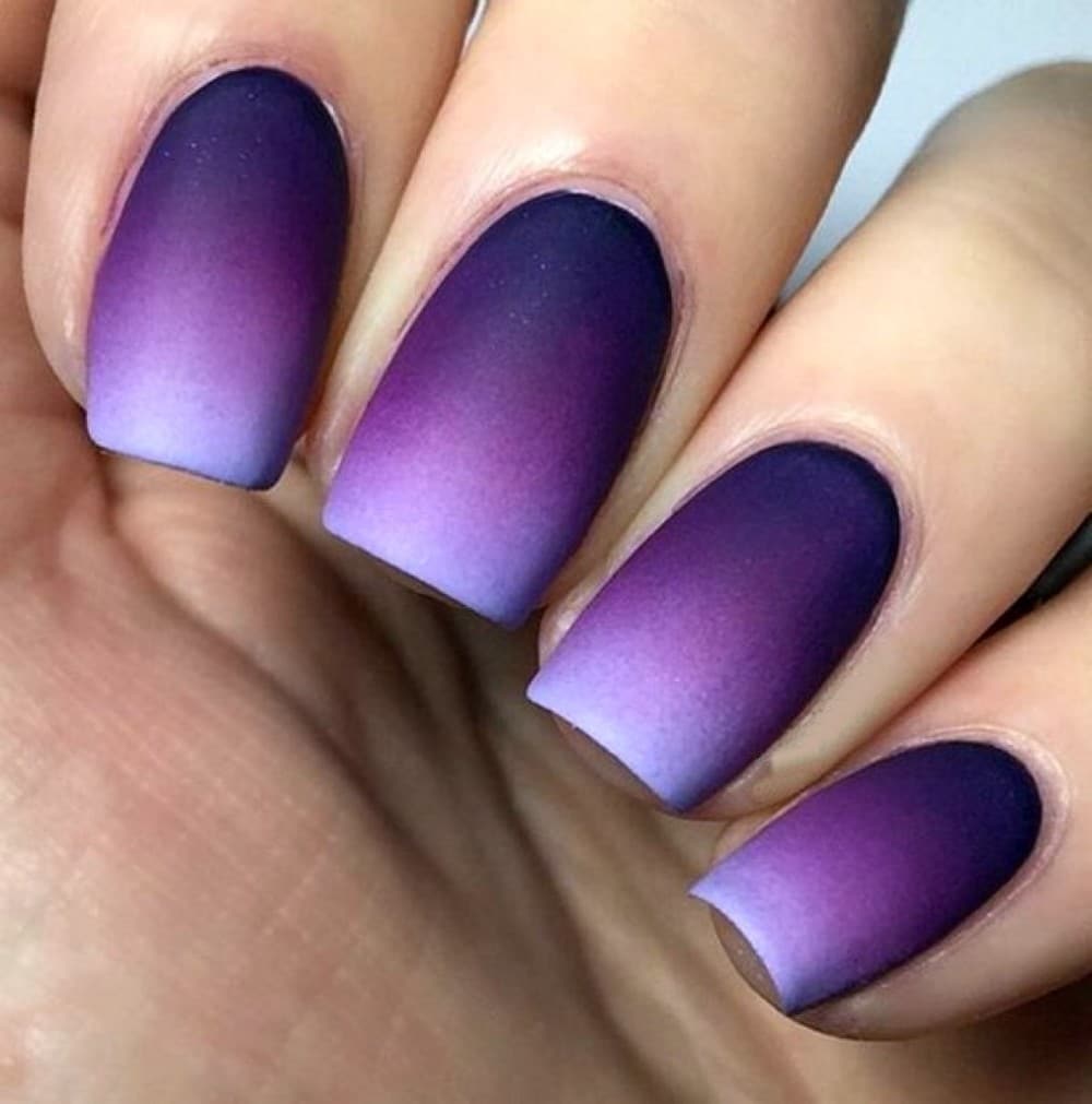 Gradient sur les ongles avec gel polonais (55 photos)