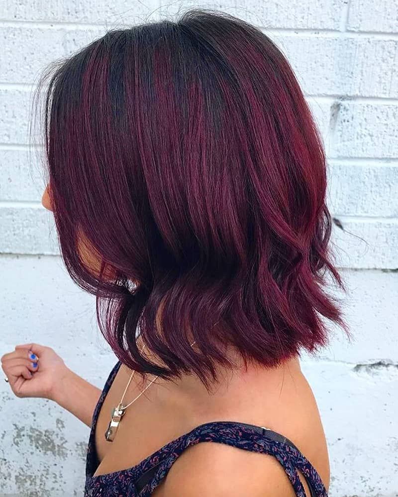 La couleur des cheveux de Bourgogne et ses nuances (49 photos)