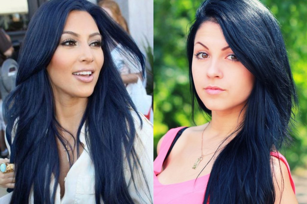 Couleur des cheveux bleu-noir (50 photos)
