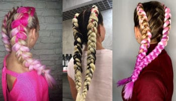 Comment tisser des tresses avec Kanekalon: boxe, tresses françaises et autres, ainsi que des couleurs assorties