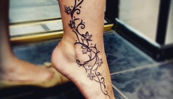 Tatouages ​​à la cheville des femmes - idées intéressantes (55 photos)